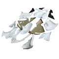 Fairings Kawasaki ZX10R Ninja Racing Primal only Unpainted (2004-2005) (Fairing-ZX10R-0405-999)