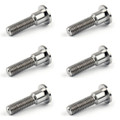 6PCs Titanium Bolts M8 x 33mm Brake Rotor Disc Bolts For GSXR GSX GSF SV TL Hayabusa Bandit Katana