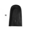 Leather Flame Rear Fender Bib for Solo Seat Harley Sportsters XL 883 1200 (2004-2015) Black