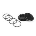 Upper Frame Plugs Caps Covers Set Billet Aluminum Fits For BMW R1200GS ADV LC 13-19 Black