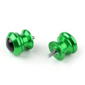 Pair 6mm Swingarm Sliders Spools For Yamaha MT01 MT09 YZF-R3 R1 MAX 530 Green