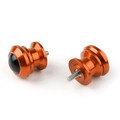 Pair 6mm Swingarm Sliders Spools For Yamaha MT01 MT09 YZF-R3 R1 MAX 530 Orange