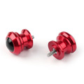 Pair 6mm Swingarm Sliders Spools For Yamaha MT01 MT09 YZF-R3 R1 MAX 530 Red