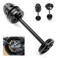 Rear Axle Hub Crash Pad Slider Protector For BMW R Nine T R1200GS 13-2018 Black