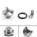 M20 Engine Oil Filler Plug Fill Cap Screw For Honda CRF150R CR125R CRF250R CRF450R CR500R CB300F CBR250RR CBR300R CB400SF Silver