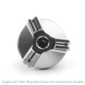 M20 Engine Oil Filler Plug Fill Cap Screw For Yamaha YZ80/85 YZ125 YZ250 YZ250F WR250F YZ450F YZ125X T-MAX XSR900 Silve