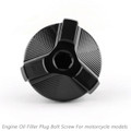 M24 Oil Filler Plug Screw Cap For For BMW G310GS G310R 2017-2018 Black