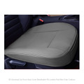 3D Universal Car Front Seat Cover Breathable PU Leather Pad Mat Chair Cushion Gray