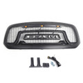 Grille ABS Honeycomb Bumper Grill Mesh Rebel Style For Ram 1500 13-18 Black