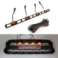 Front Grill Grille 4 LED Lights with Frame For Toyota Tacoma 2012-2015 PTR54-35150 Amber