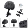 Driver Rider Backrest Kit For Touring Road Electra Street Glide 1997-18 Black