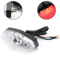 LED Brake Stop Running Rear Tail Light Lamp For Universal Motorcycle Clear