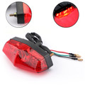 LED Red Brake Stop Running Rear Tail Light Lamp For Universal Motorcycle Red