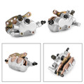 Front Brake Caliper Set For Suzuki 59100-09F00 59100-09F10 59100-09F20-999 LTF500F 98-02 LTA500 00-01 LTR450 06-11 Silver