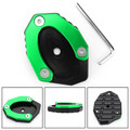 Side Stand Kickstand Pad Extension Plate For KAWASAKI Z650 900 Z1000SX Ninja 1000 Ninja 650R Versys-X 250 Versys-X 300 Versys-X 300 Unban 17-19 Green