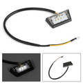 3 LED Rear Tail License Plate Brake Number Plate Light Mini Lamp Black