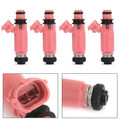 4PCS Denso 565Cc Fuel Injectors 16611Aa370 For Forester Sti Wrx Pink