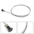 Universal Push Pull Choke Cable 96" for Oregon Conduit Go Kart Throttle Cable Silver