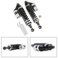 Universal Adjustable 340mm Rear Suspension Air Shock Absorbers For Suzuki Yamaha Honda