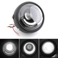 6.5" LED Headlight Light Projector For Cafe Racer Bobber Custom Chopper White