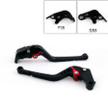 Long Brake Clutch Levers For Suzuki GSXR1000 09-14 GSXR600 GSXR750 11-14 Black