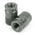 2pcs CNC Anti-Thief Tire Valve Stem Caps TIT