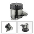 1x Motorcycle Front Brake Clutch Master Cylinder Fluid Reservoir Oil Tank Cup BK Fit For Universal Motorcycle Black