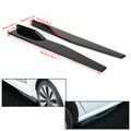 Pair 86cm Car Side Skirts Rocker Splitters Diffuser Winglet Wings Fit For HONDA Civic Infiniti Q50 GBlack