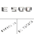 Rear Trunk Nameplate Badge Emblem Numbers Sticker Fit For Mercedes-Benz E500 Chrome