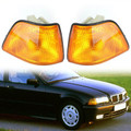 Euro Corner Lights Fit For BMW E36 3-Series 4Dr Sedan/Hatchback 1992-1998 Amber