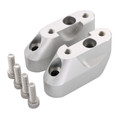 CNC Billet Aluminum Handlebar Bar Risers Up 28mm Fit For BMW R1200RS K54 15-2018 Silver