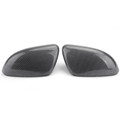 Pair Side Mirror Cover Cap Replacement Fit For VW Volkswagen Golf MK6 Carbon