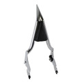 18" Passenger Sissy Bar Backrest Fit for Harley CVO Road Glide / Touring Road King / Road Glide / Street Glide 2009-2023 Chrome