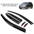 6PCS Car Window Sun Rain Guard Visors Kit Fit for Acura TSX 2009-2014