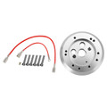 5 & 6 Hole Steering Wheel Short Hub Adapter Kit Fit for CHEVROLET CARS 69-94 Truck 74-94 El Camino Sprint Caballero 68-88 Chevy/GMC 82-94 CORP DOMESTIC CARS 78-81 Silver