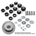 Body Mount Bushing Kit + Hardware Bushings Subframe Bolts Fit for Pontiac Firebird Chevrolet Camaro 67-72 Chevrolet Chevy II 1968