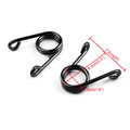 Solo Seat Mount Spring Custom V-Shape Springs Mounting Black For Chopper Bobber