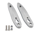 Turn Signal Extension Bracket License Plate Relocation Kit Fit for Softail 00-20 Silver