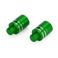 CNC Pair M10 Mirror Blanking Plugs Bolts Fit For BMW R1200GS LC 2013-2016 (Water cooling) GRN