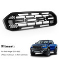 Raptor Style Front Bumper Grille Grill Fit Ford Ranger 2019-2023 Black