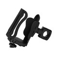 25MM Cup Holder Beverage Water Bottle Cage Mount Handlebar For Motorbike Black