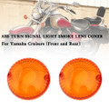 Turn Signal Light Lens Cover For Yamaha V Star 650 1100 Vmax 1200/1700 Amber