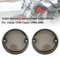 Turn Signals Indicators Lens Cover For Yamaha Kawasaki Vulcan 1500 VN Smoke