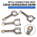 4PCS Connecting Rod 235102G440 For Hyundai Genesis Santa Fe Kia Sorento 12-2016