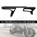 Rear Sprocket Chain Guard Protector Cover For Speed Twin 1200 2018-2021 Black