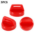 3x Key Cover 5433534 5431964 For Polaris Sportsman RZR Ranger XP Magnum Red