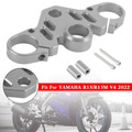 CNC Aluminum Upper Front Top Triple Tree Clamp For YAMAHA R15 V4 R15M 2022 Sil