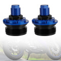 Front Fork Shock Up Adjusters 47 MM Screws fit YAMAHA YZF-R15 V3.0 2017-2019 Blue