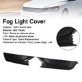 2PCS 12-15 Volkswagen Passat Front Driving Fog Light Cover Black