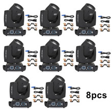 8PC 230W 7R Zoom Moving Head Beam Sharpy Light 8 Prism Strobe DMX